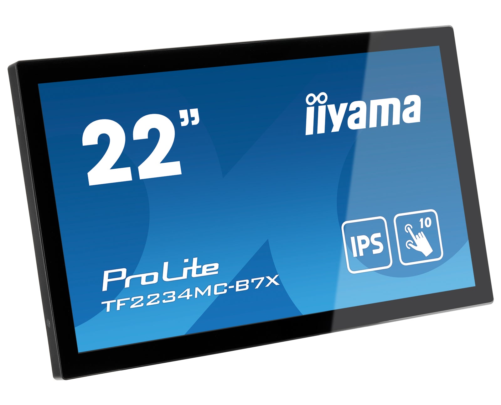 iiyama ProLite TF2234MC-B7X écran plat de PC 54,6 cm (21.5") 1920 x 1080 pixels Full HD LED Écran tactile Multi-utilisateur Noir