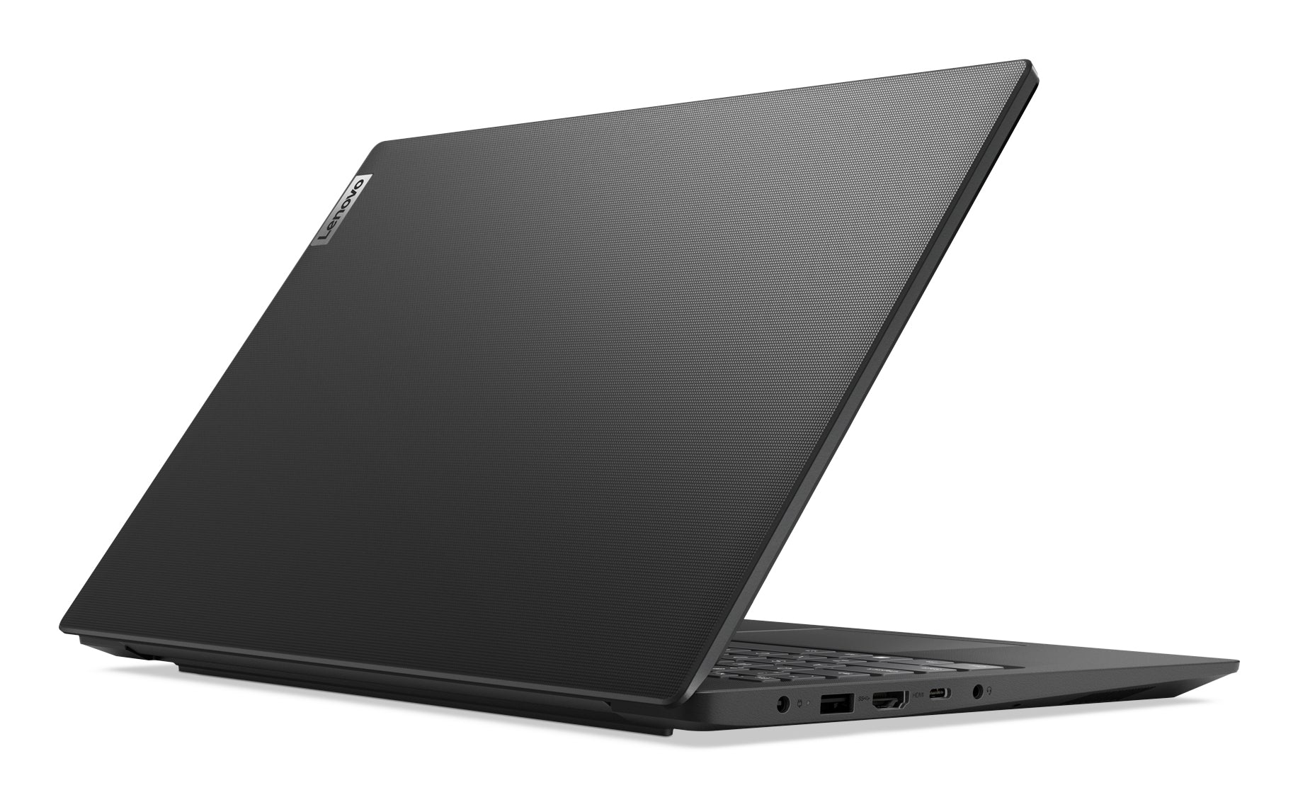 Lenovo V15 G4 AMN AMD Ryzen™ 5 7520U Ordinateur portable 39,6 cm (15.6") Full HD 8 Go LPDDR5-SDRAM 256 Go SSD Wi-Fi 5 (802.11ac) Windows 11 Pro Allemand Noir