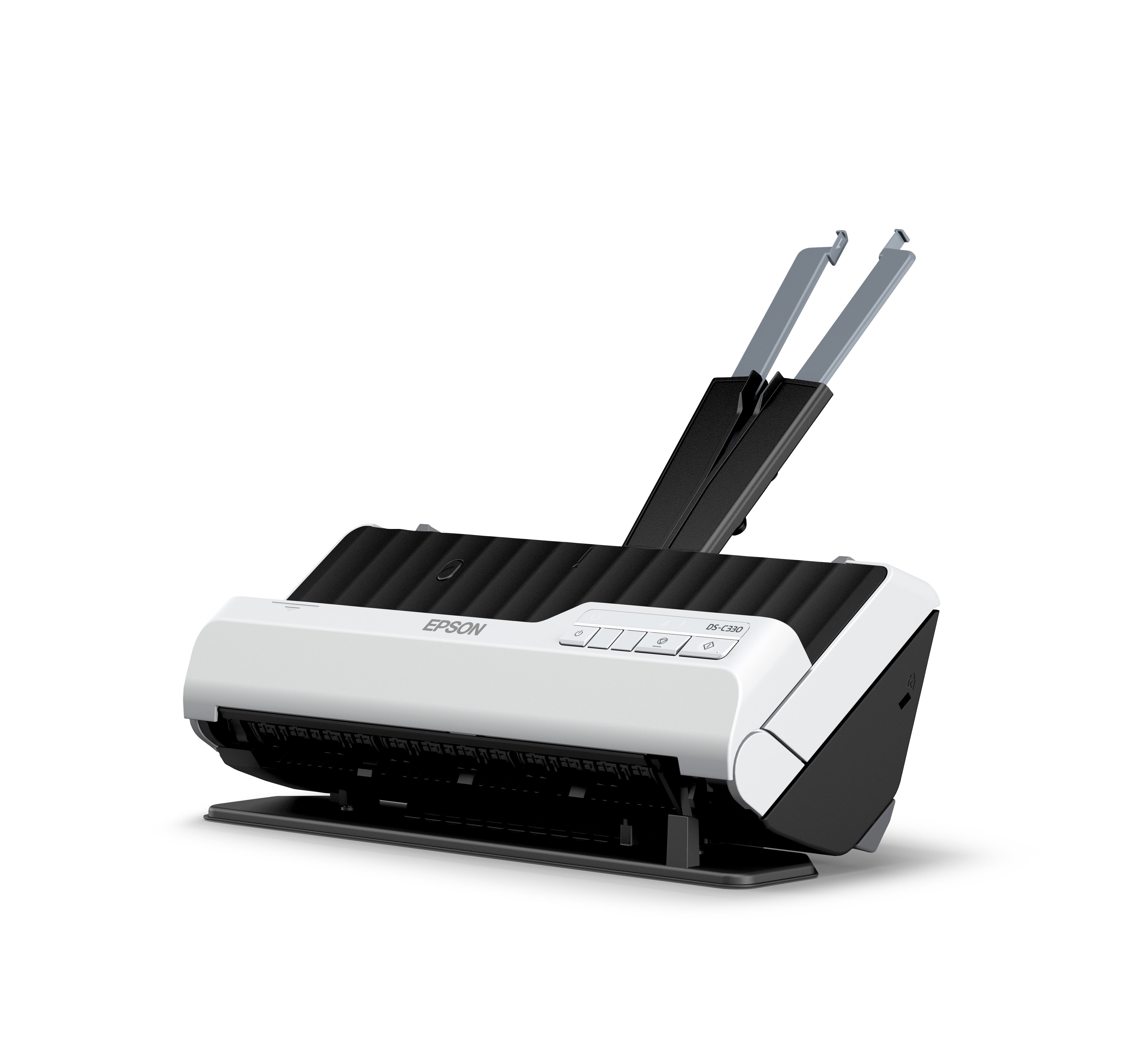 Epson DS-C330 Chargeur automatique de documents + Scanner à feuille 600 x 600 DPI A4 Noir, Blanc