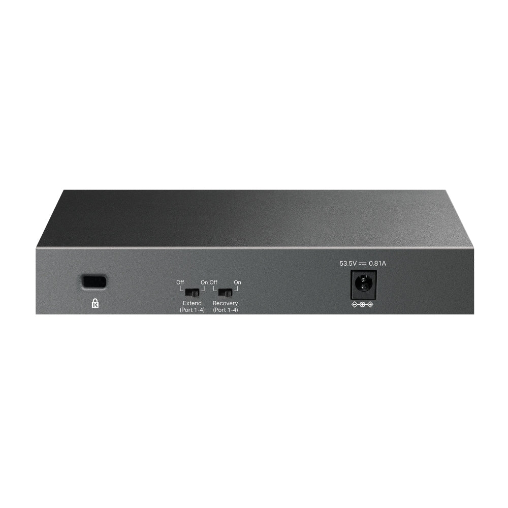 TP-Link LiteWave LS106LP commutateur réseau Non-géré Fast Ethernet (10/100) Connexion Ethernet, supportant l'alimentation via ce port (PoE) Noir