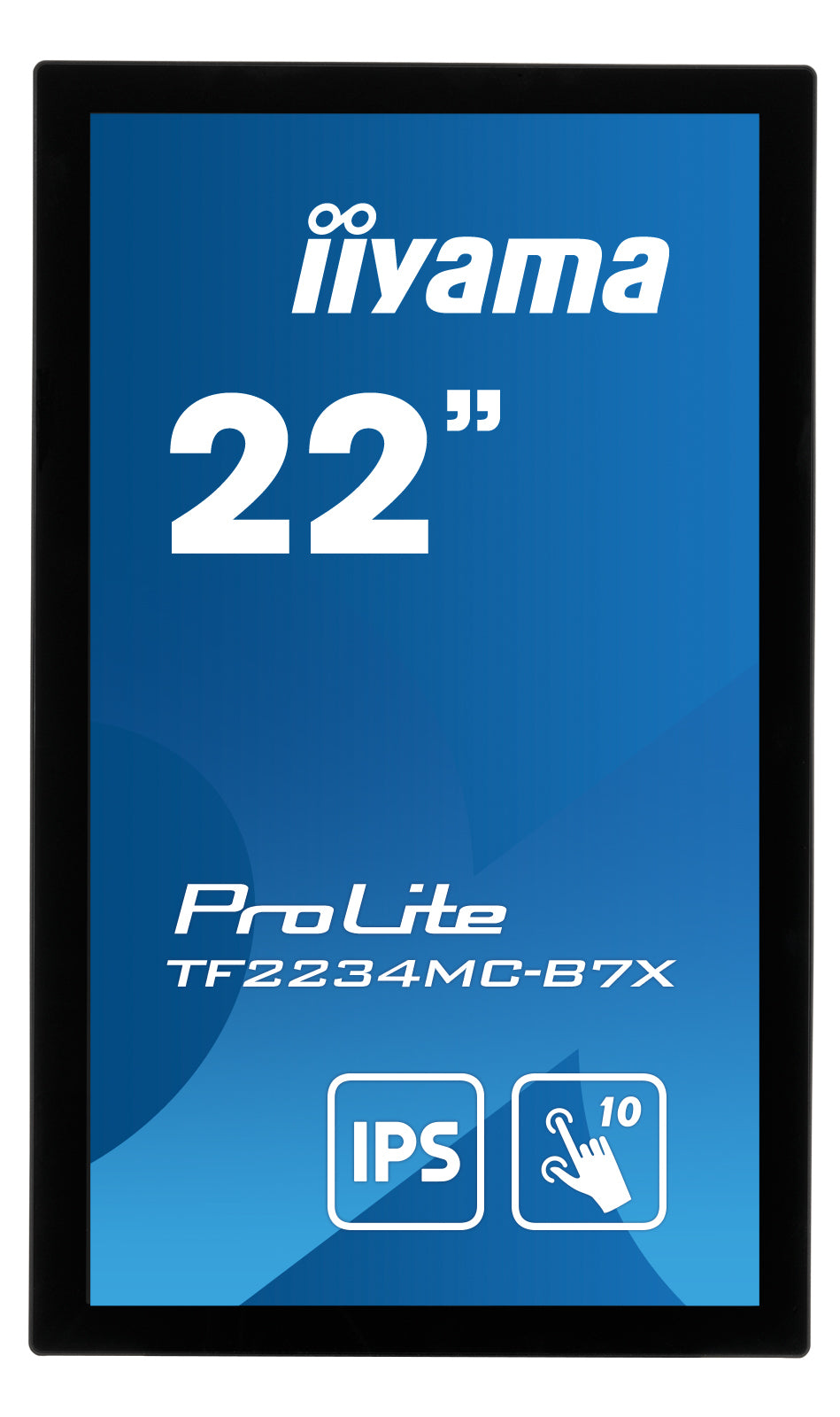 iiyama ProLite TF2234MC-B7X écran plat de PC 54,6 cm (21.5") 1920 x 1080 pixels Full HD LED Écran tactile Multi-utilisateur Noir