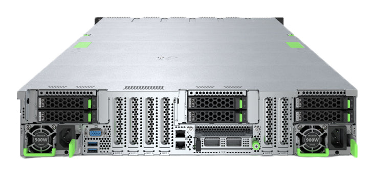 Fujitsu PRIMERGY RX2540 M7 serveur 0 Go Rack (2 U) Intel® Xeon® Silver 4410T 2,7 GHz 32 Go DDR5-SDRAM 900 W