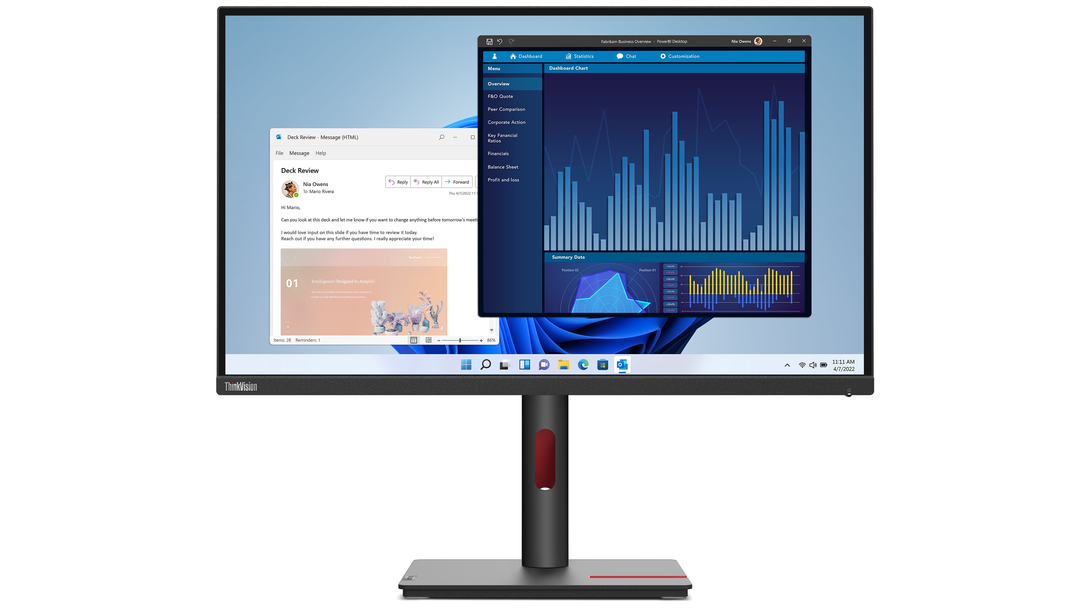 Lenovo ThinkVision T27p-30 LED display 68,6 cm (27") 3840 x 2160 pixels 4K Ultra HD Noir