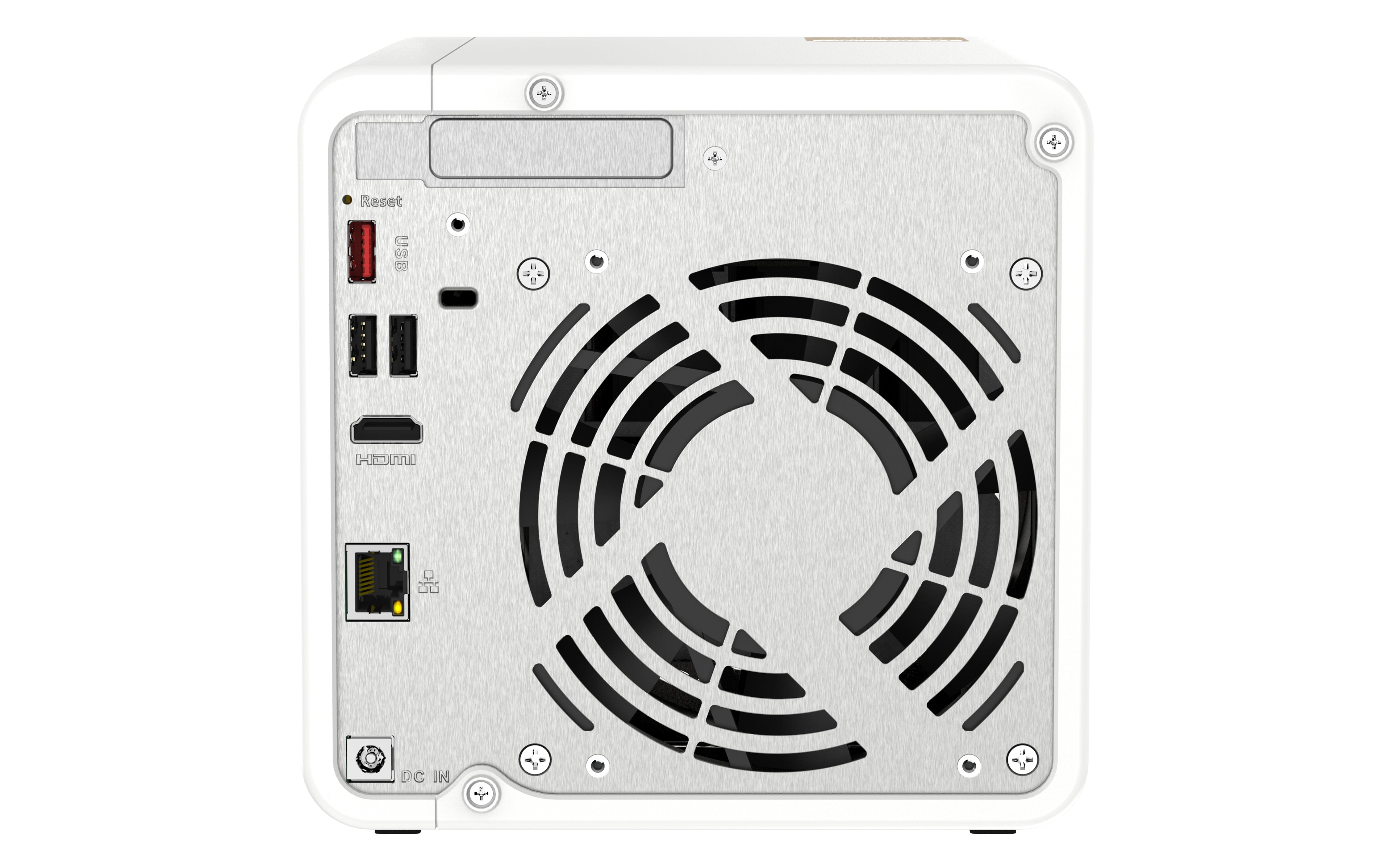 QNAP TS-462-4G serveur de stockage NAS Tower Intel® Celeron® N4505 2 Go DDR4 0 To QNAP QTS Blanc