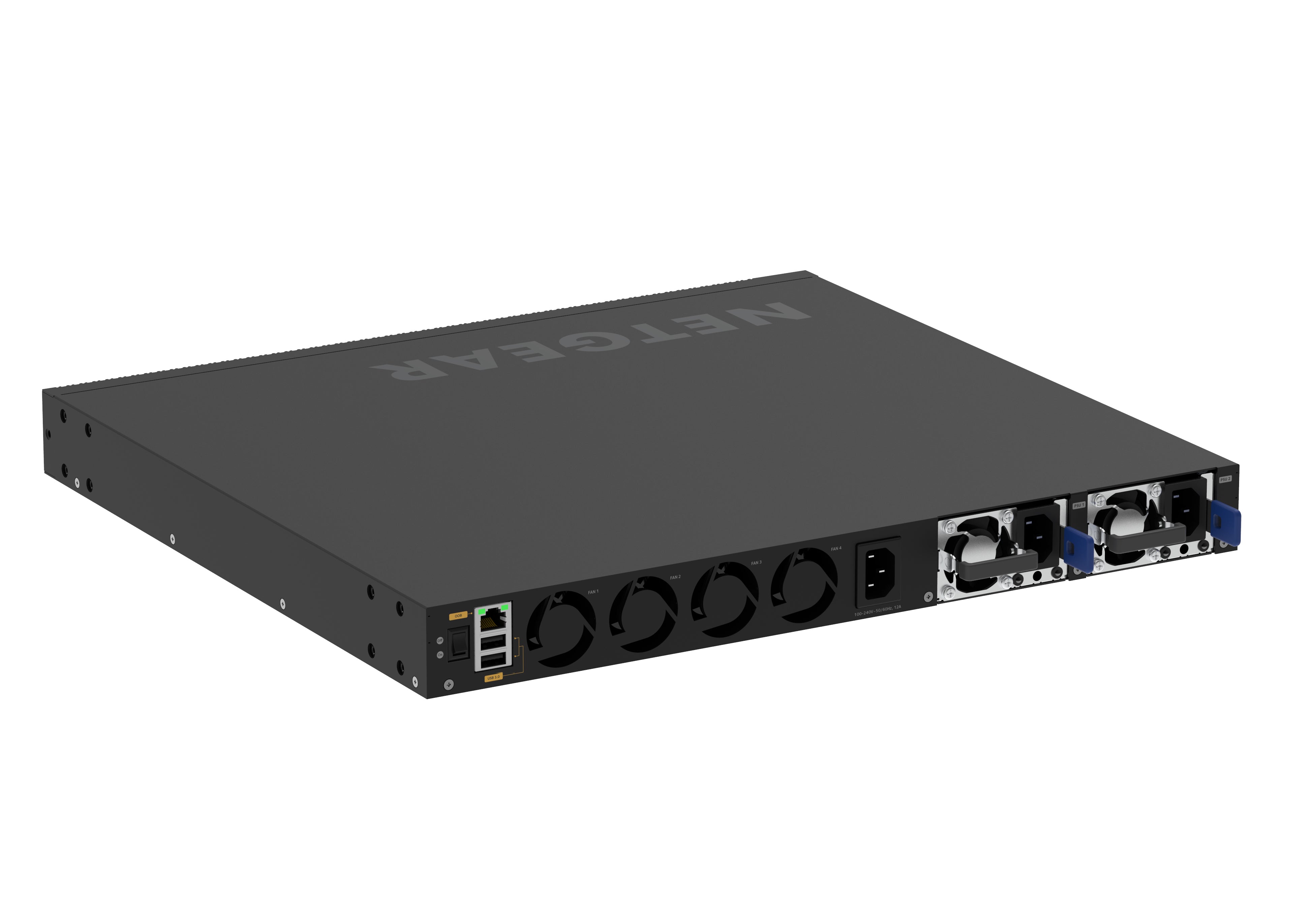 NETGEAR M4350-48G4XF Géré L3 Gigabit Ethernet (10/100/1000) Connexion Ethernet, supportant l'alimentation via ce port (PoE) 1U Noir