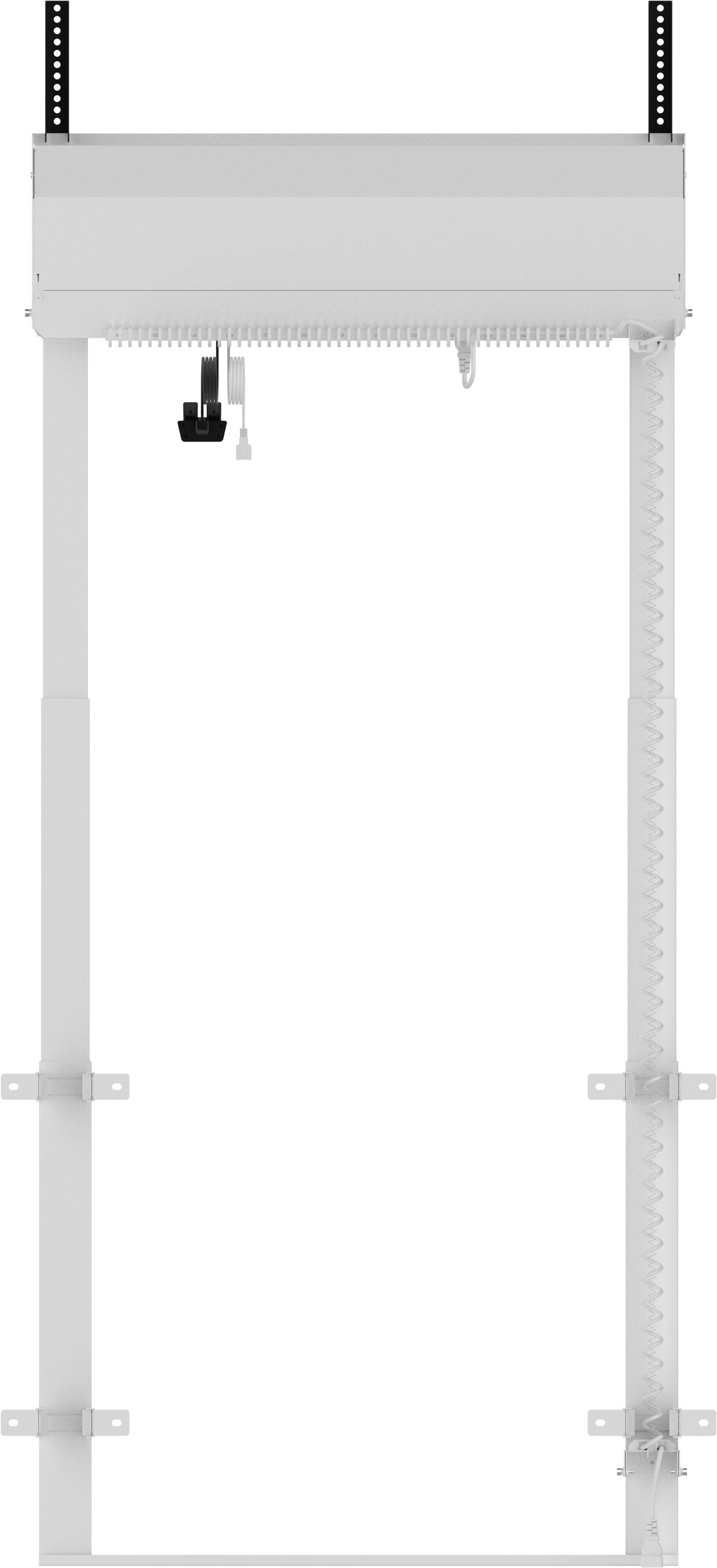 iiyama MD-WLIFT2031-W1 support d'écran plat pour bureau 2,67 m (105") Sol Blanc