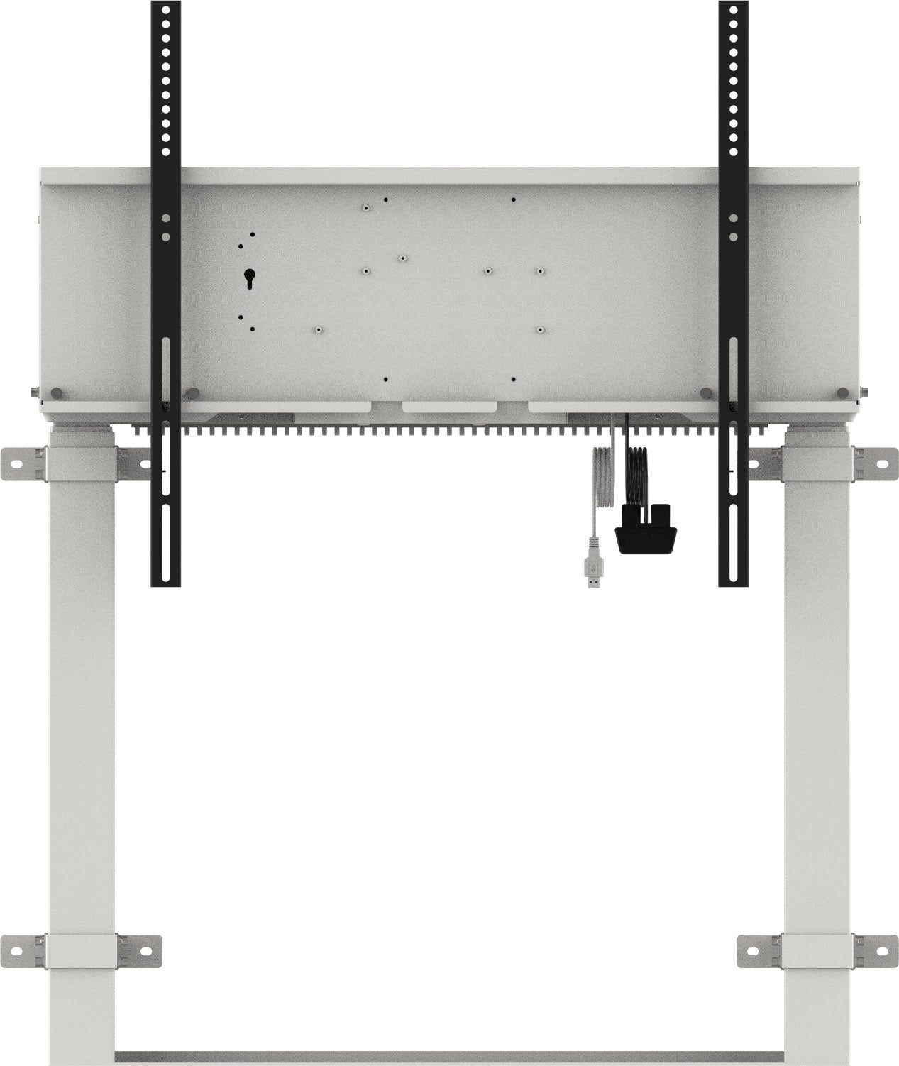 iiyama MD-WLIFT2031-W1 support d'écran plat pour bureau 2,67 m (105") Sol Blanc
