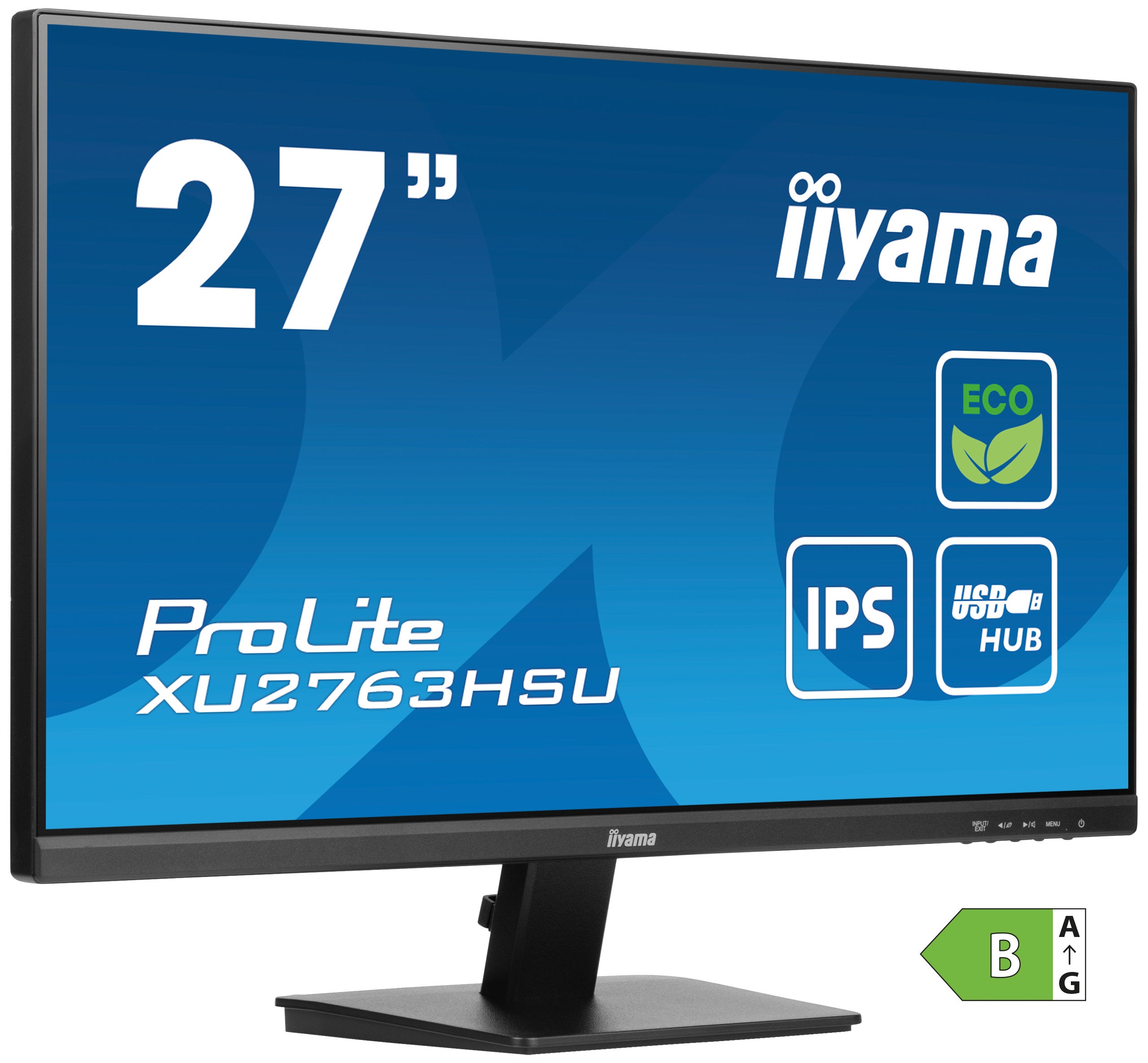 iiyama ProLite XU2763HSU-B1 écran plat de PC 68,6 cm (27") 1920 x 1080 pixels Full HD LED Noir