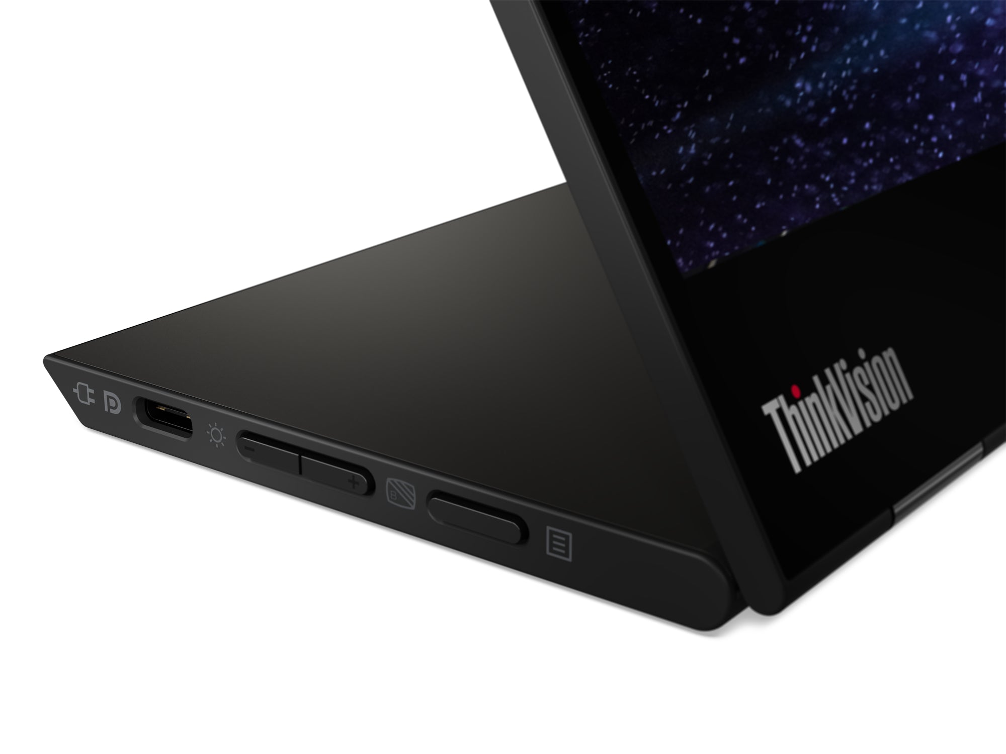 Lenovo ThinkVision M14t LED display 35,6 cm (14") 1920 x 1080 pixels Full HD Écran tactile Noir