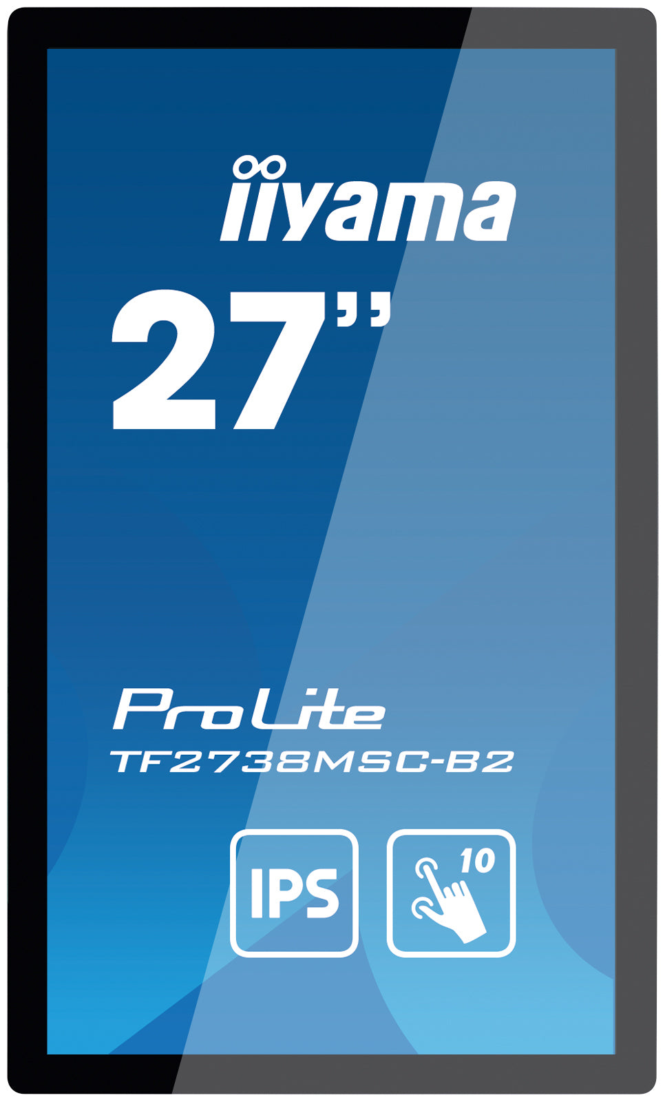 iiyama ProLite TF2738MSC-B2 écran plat de PC 68,6 cm (27") 1920 x 1080 pixels Full HD LED Écran tactile Multi-utilisateur Noir