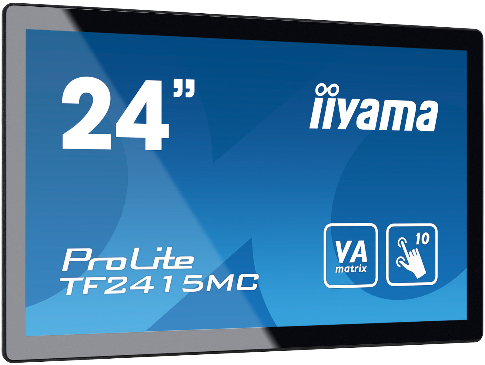 iiyama ProLite TF2415MC-B2 écran plat de PC 60,5 cm (23.8") 1920 x 1080 pixels Full HD LED Écran tactile Multi-utilisateur Noir