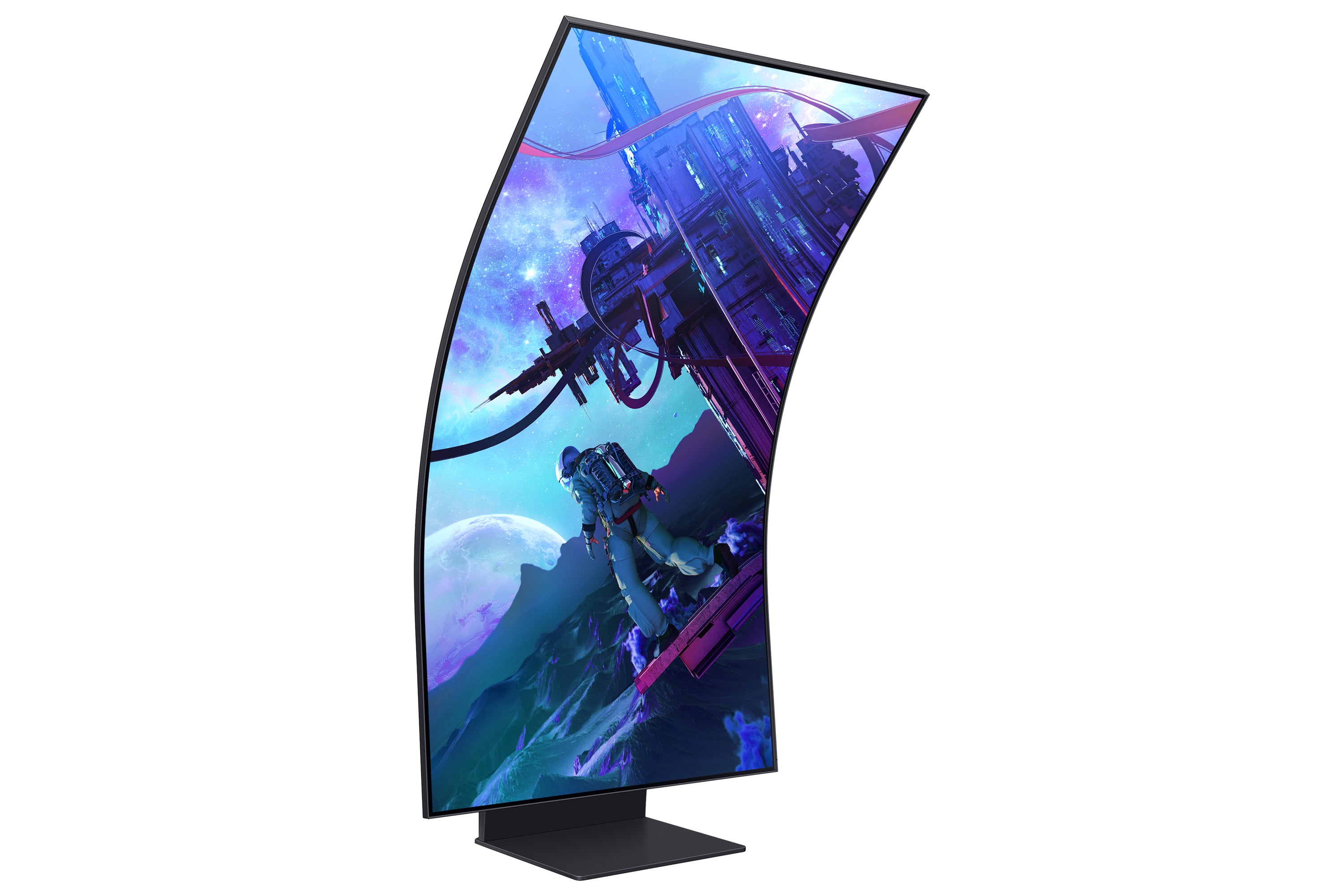 Samsung G97NC écran plat de PC 139,7 cm (55") 3840 x 2160 pixels 4K Ultra HD LED Noir