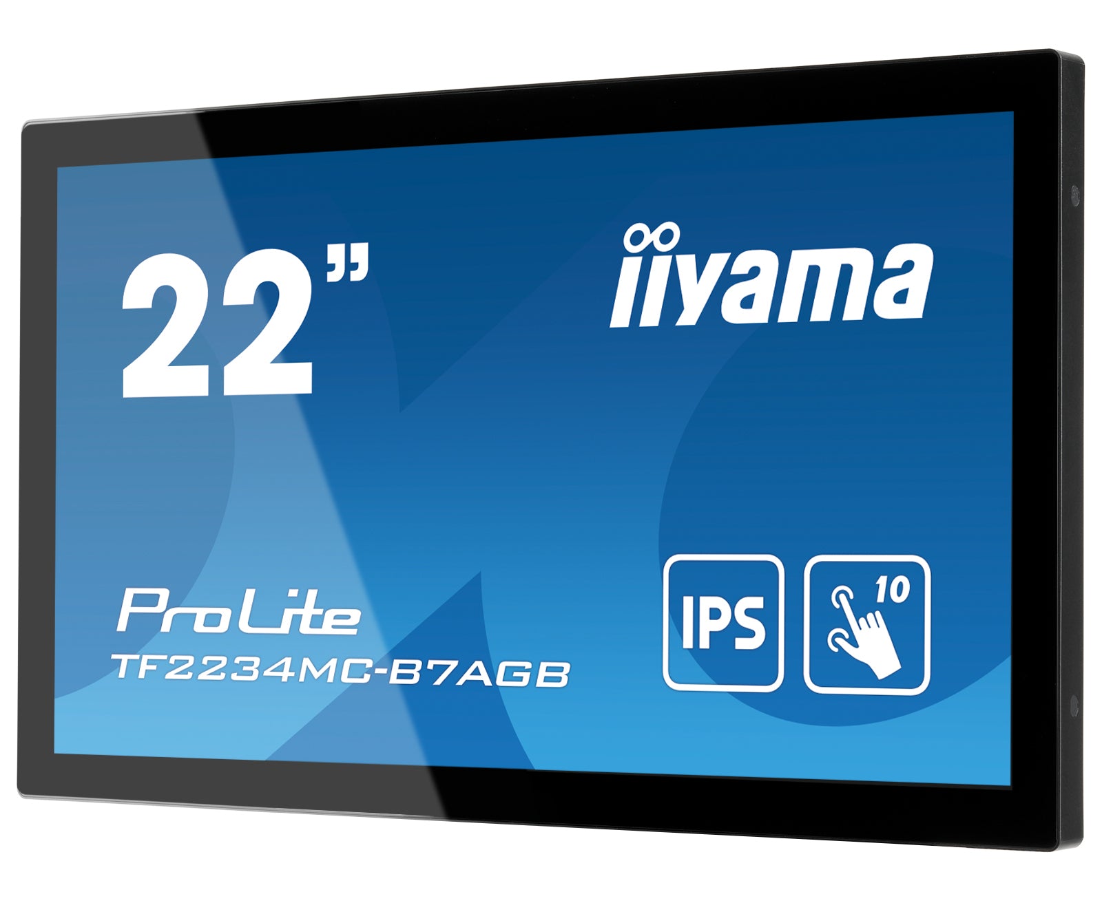 iiyama ProLite TF2234MC-B7AGB écran plat de PC 54,6 cm (21.5") 1920 x 1080 pixels Full HD LED Écran tactile Multi-utilisateur Noir
