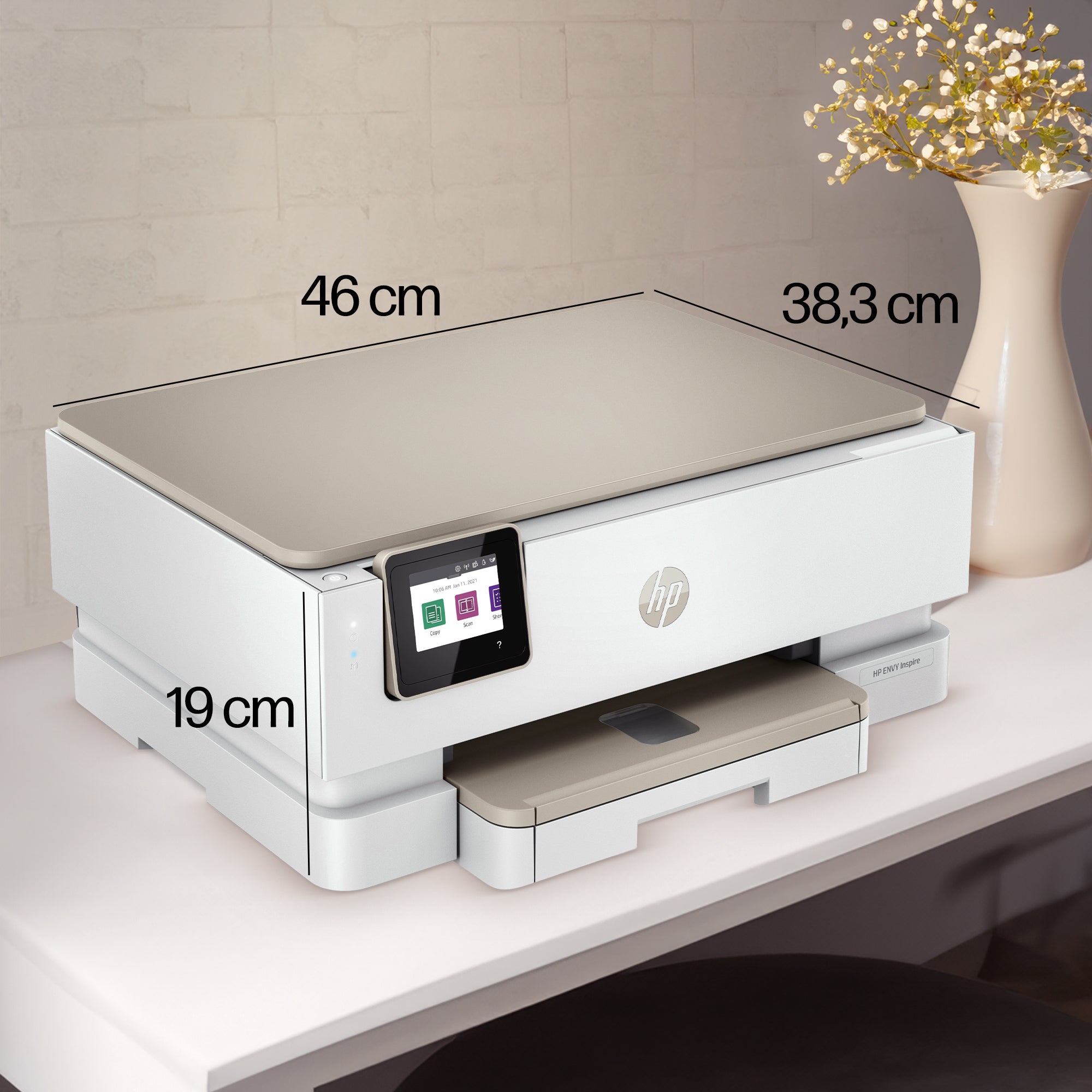 HP ENVY Inspire 7220e Sans fil All-in-One Couleur Imprimante, Instant Ink; copieur, scanner