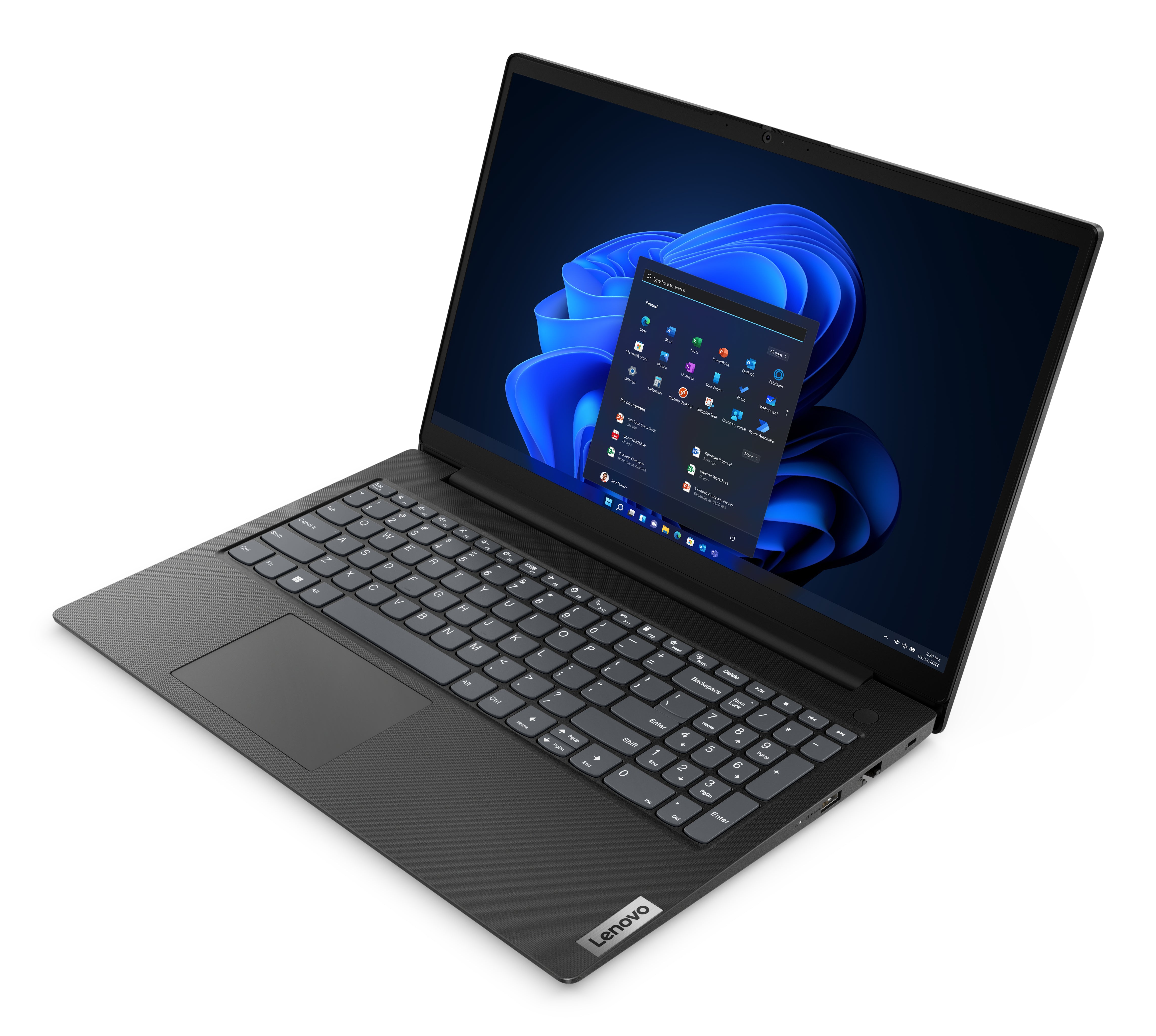 Lenovo V15 G4 IRU Intel® Core™ i5 i5-13420H Ordinateur portable 39,6 cm (15.6") Full HD 8 Go DDR4-SDRAM 256 Go SSD Wi-Fi 5 (802.11ac) Windows 11 Pro Anglais Noir