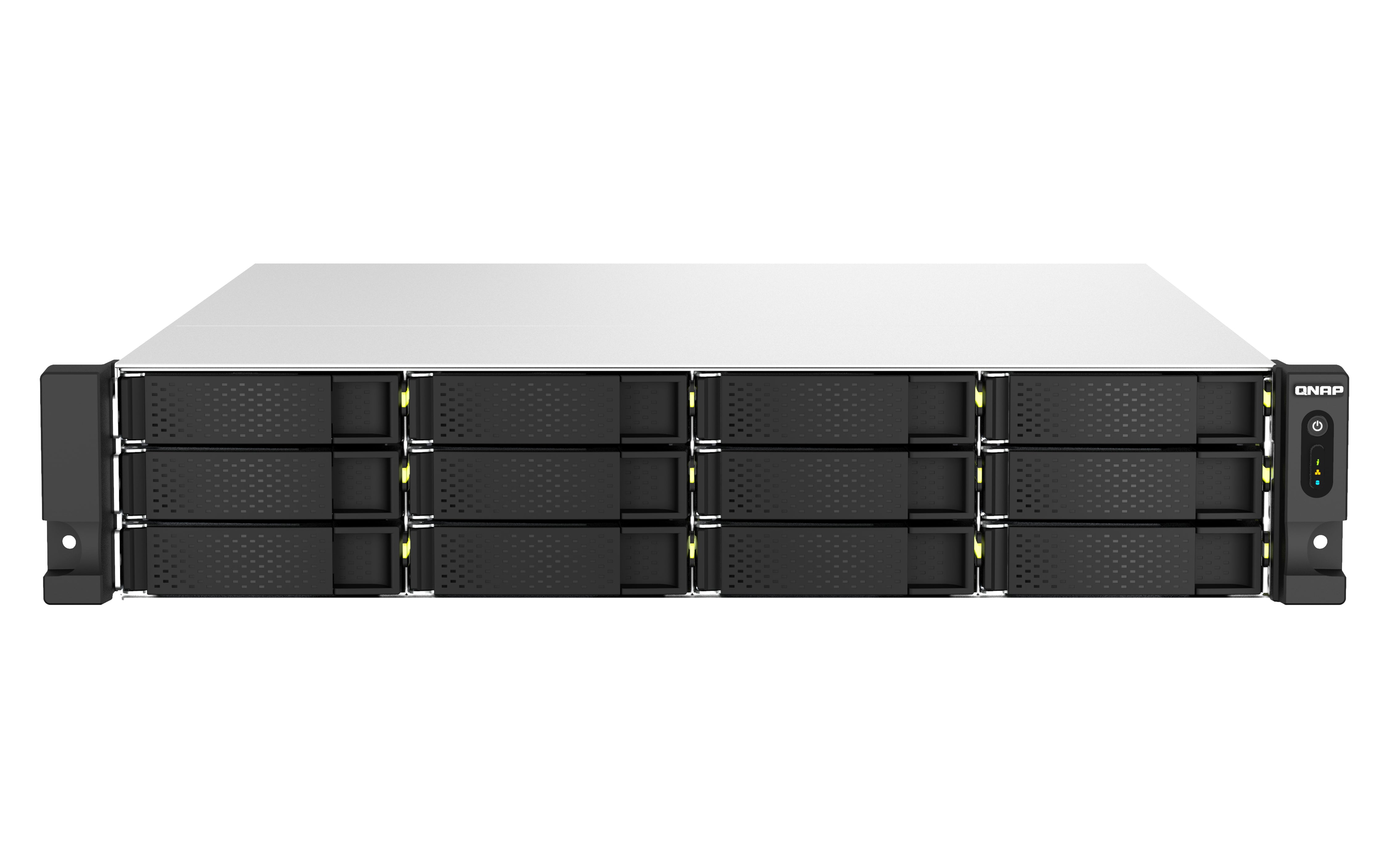 QNAP TS-H1887XU-RP NAS Rack (2 U) Intel Xeon E E-2336 32 Go DDR4 0 To QuTS hero Noir, Blanc