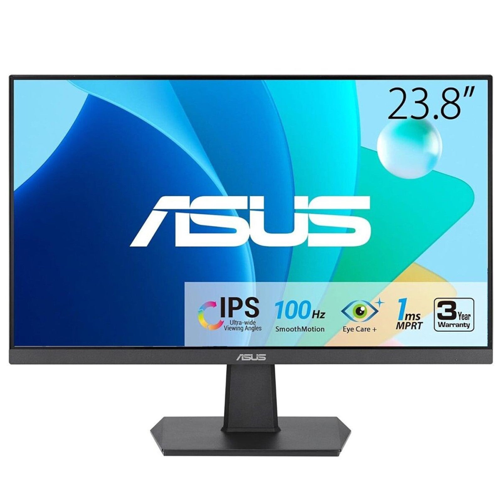 ASUS VA24EHF écran plat de PC 60,5 cm (23.8") 1920 x 1080 pixels Full HD LCD Noir