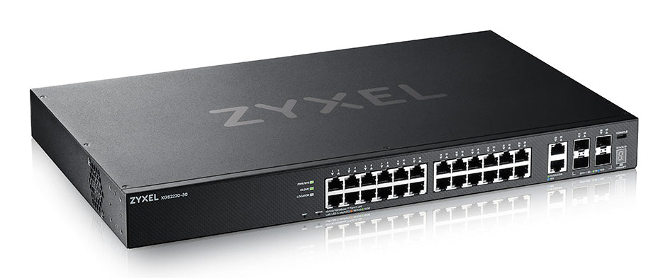 Zyxel XGS2220-30 Géré L3 Gigabit Ethernet (10/100/1000) Noir