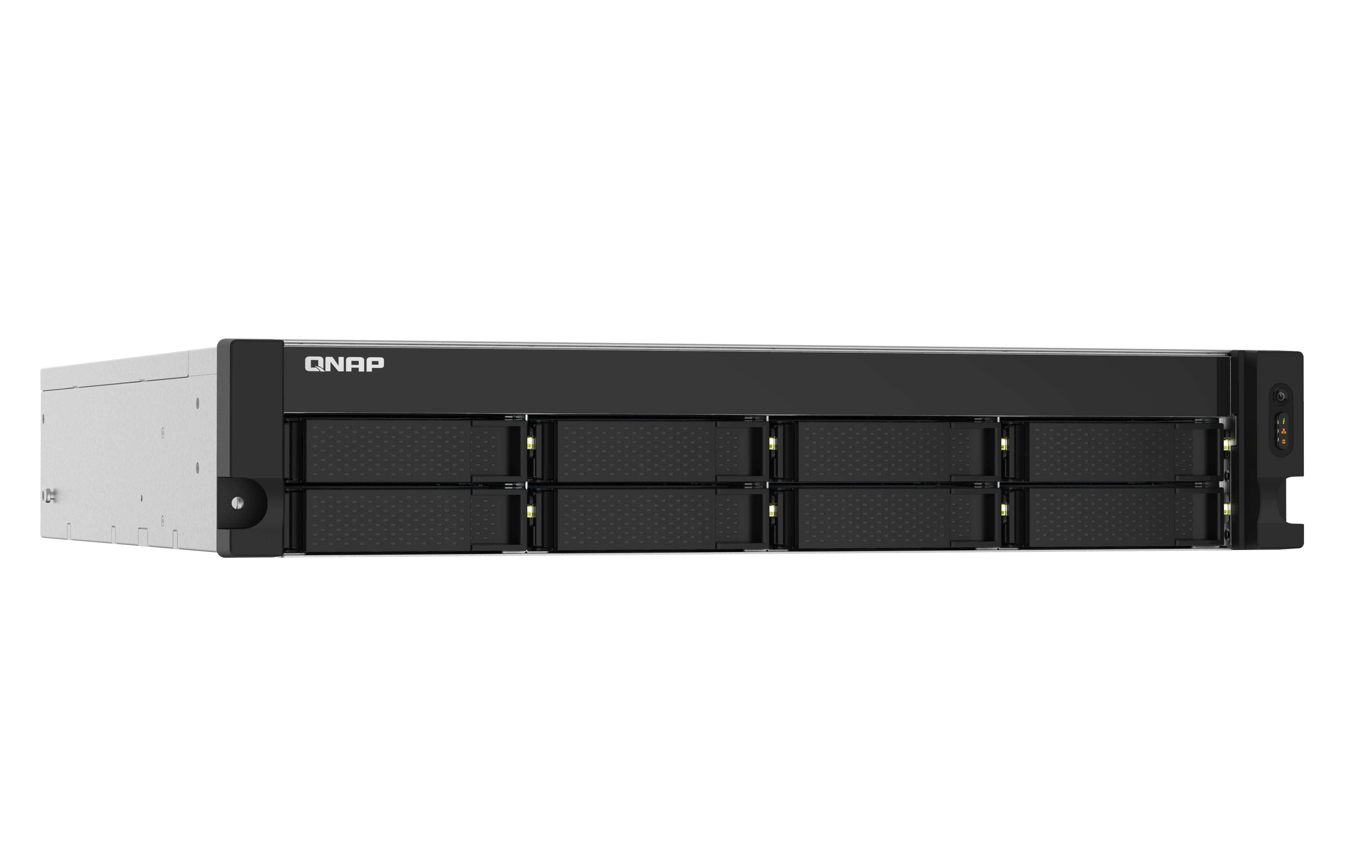 QNAP TS-832PXU-RP NAS Rack (2 U) Annapurna Labs AL324 4 Go DDR4 0 To QNAP Turbo System Noir