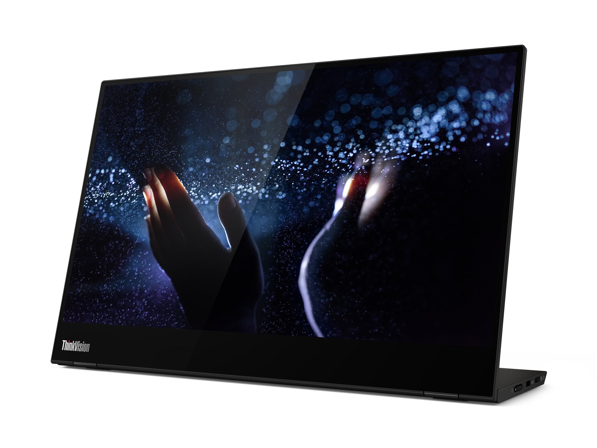Lenovo ThinkVision M14t LED display 35,6 cm (14") 1920 x 1080 pixels Full HD Écran tactile Noir